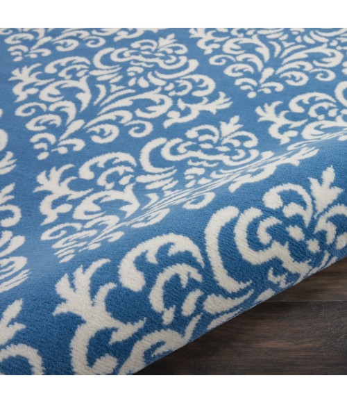 Nourison Grafix Round Area Rug GRF06-Blue