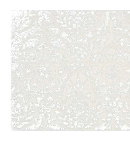 Nourison SAHARA Area Rug kathy ireland Home Sahara Area Rug KI390-Ivory/Silver