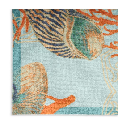 Waverly Sun N' Shade Area Rug SND92 Light Blue