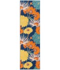 Nourison Allur Area Rug ALR06-Navy Multicolor