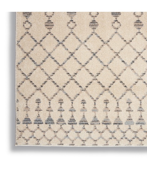 Nourison Royal Moroccan RUNNER Area Rug RYM03-Beige/Grey