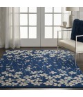 Nourison Tranquil Area Rug TRA04-Navy