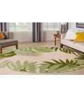 Nourison Aloha Ivory Green ALH40 7 ft. 10 in. Round Rug