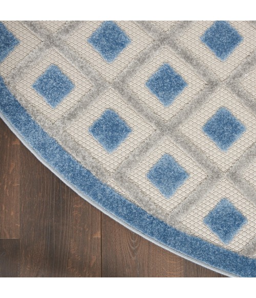 Nourison Aloha Area Rug ALH26-Blue/Grey