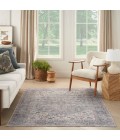 Nicole Curtis Machine Washable Series 1 Area Rug SR104 Grey