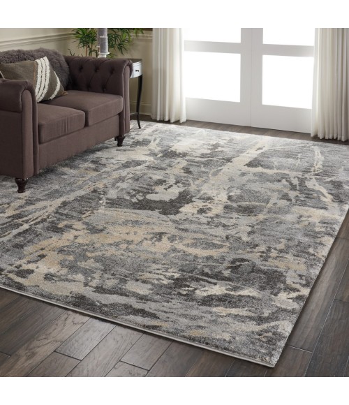 Nourison FUSION Area Rug Nourison Fusion Area Rug FSS10-Grey