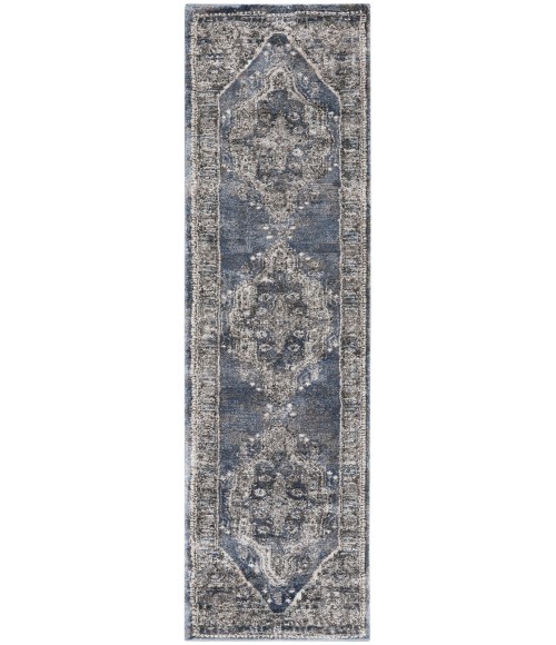 Kathy Ireland American Manor Area Rug AMR02 Blue 2'2" x 7'6"