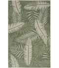 Nourison Garden Oasis Green Ivory GOA02 6 ft. X 9 ft. Rectangle Rug