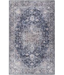 Nourison Home New Concept Washable Ivory Navy SR101 10 ft. X 14 ft. Rectangle Rug