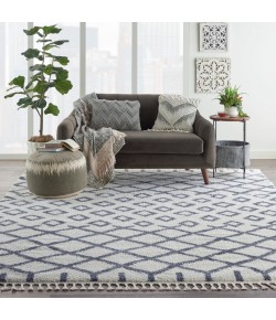 Nourison Moroccan Shag - Mrs01 White Area Rug 7 ft. 10 X 10 ft. 6 Rectangle