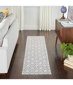 Nourison Nicolecurtis Series2 - Sr201 Light Blue Area Rug 2 ft. 3 in. X 8 ft. Runner