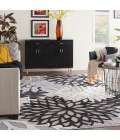 Aloha Area Rug Nourison Aloha Area Rug ALH05 Black White 12' x 15'
