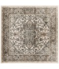 Nourison Quarry Ivory Grey QUA05 5 ft. X Square Rug