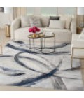Inspire Me! Home Décor Brushstrokes Area Rug Inspire Me! Home Décor Brushstrokes Area Rug BSK02 Grey/Navy