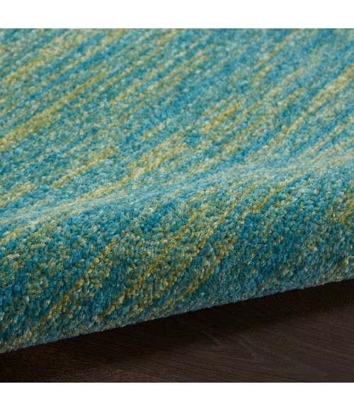 Nourison ESSENTIALS Area Rug Nourison Essentials Blue Green Area Rug NRE01-Blue Green