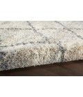 Nourison Scandinavian Shag Ivory/Grey SCN01 7 ft. 10 in. X 10 ft. 6 in. Rect. Rug