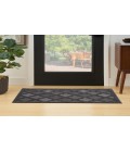 Nourison Easy Care Charcoal Black NES01 3 ft. X 5 ft. Rectangle Rug