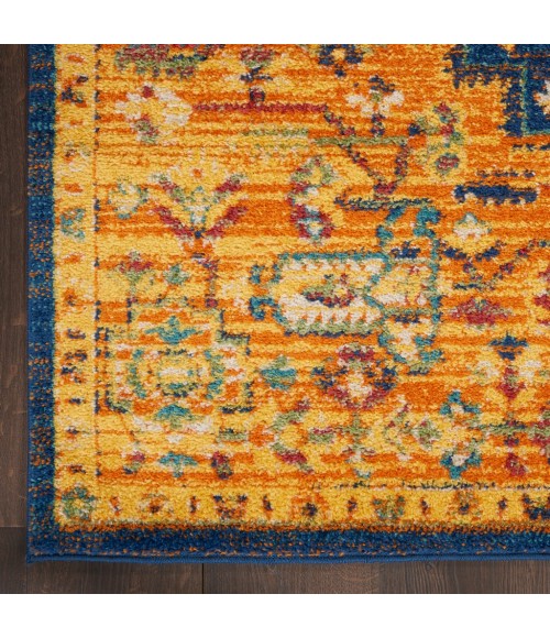 Nourison ALLUR Area Rug Nourison Allur Area Rug ALR04-Orange Multicolor
