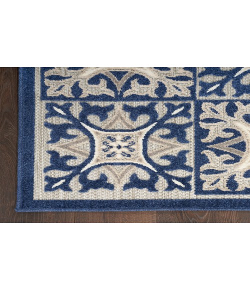 Nourison Aloha Blue ALH34 2 ft. 8 in. X 4 ft. Rectangle Rug