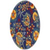 Nourison Aloha Navy Multicolor ALH17 5 ft. 3 in. Round Rug