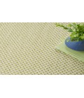 Nourison Courtyard Ivory Green COU01 4 ft. Square Rug