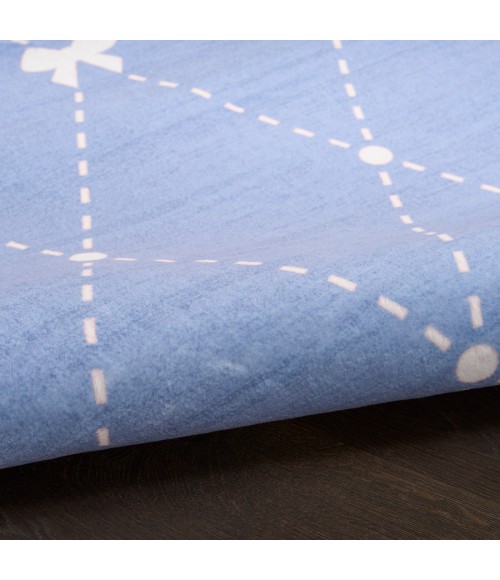 Nourison Home Imagination Blue Rug IMA15 3 ft. 5 in. X 5 ft. Rectangle - Rugs Town Nourison Home Imagination Blue IMA15 3 ft. 5 in. X 5 ft. Rectangle Rug