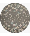 Nourison Tranquil Round Area Rug TRA04-Grey/Beige