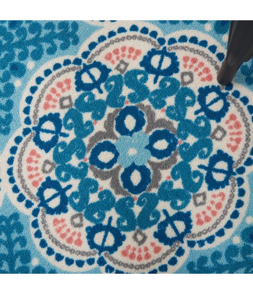 Nourison SUN N' SHADE Area Rug Waverly Sun N' Shade Area Rug SND90-Blue