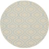 Nourison Home Jubilant JUB19 Ivory Blue 5 ft. 3 in. Round Area Rug