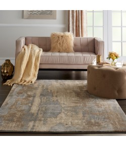 kathy ireland Home Ki38 Moroccan Celebr - Ki386 Grey Beige Area Rug 5 ft. 3 X 7 ft. 3 Rectangle