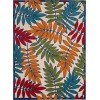 Nourison Aloha - Alh18 Multicolor Area Rug 7 ft. X 10 ft. Rectangle