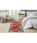 Nourison Aloha Ivory Multicolor ALH33 2 ft. X 6 ft. Rectangle Rug