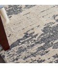 Nourison TEXTURED CONTEMPORARY Area Rug Nourison Textured Contemporary Area Rug TEC03-Ivory Blue