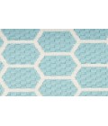 Nourison Reversible Indoor Outdoor Aqua RVB01 8 ft. X 10 ft. Rectangle Rug