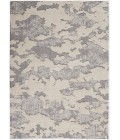 Nourison TEXTURED CONTEMPORARY Area Rug Nourison Textured Contemporary Area Rug TEC01-Ivory/Grey