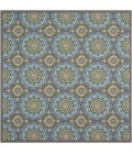 Nourison SUN N' SHADE Area Rug Waverly Sun N' Shade Square Area Rug SND16-Jade