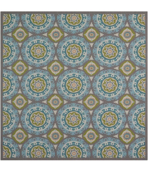 Nourison SUN N' SHADE Area Rug Waverly Sun N' Shade Square Area Rug SND16-Jade