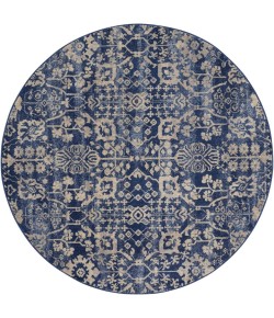 Nourison Somerset - St757 Navy Area Rug 5 ft. 6 X Round