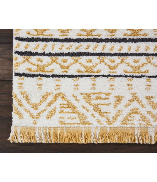 Nourison Kamala Runner Area Rug DS503-Yellow