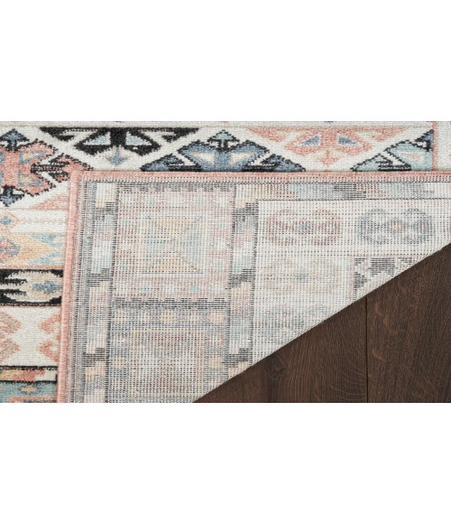 Nourison Washable Decor Ivory Multicolor Rug WSD05 7 ft. 10 in. X 10 ft. Rectangle - Rugs Town Nourison Washable Decor Ivory Multicolor WSD05 7 ft. 10 in. X 10 ft. Rectangle Rug