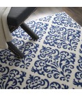 Nourison Grafix Area Rug GRF06-White/Blue