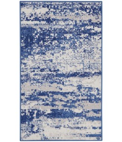 Nourison Whimsicle - Whs06 Ivory Navy Area Rug 3 ft. X 5 ft. Rectangle