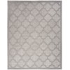 Nourison Easy Care - Nes01 Silver Grey Area Rug 8 ft. X 10 ft. Rectangle