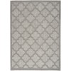 Nourison Easy Care - Nes01 Silver Grey Area Rug 6 ft. X 9 ft. Rectangle