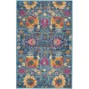 Nourison Passion - Psn01 Denim Area Rug 22 X 34 Rectangle