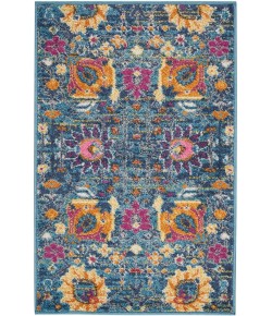 Nourison Home Passion PSN01 Denim 1 ft. 10 in. X 2 ft. 10 in. Area Rug