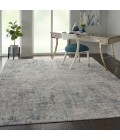 Nourison RUSTIC TEXTURES Area Rug Nourison Rustic Textures Area Rug RUS07-Ivory/Grey-blue