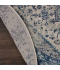 Nourison Tranquil Area Rug Nourison Tranquil Area Rug TRA06 Ivory/Light Blue