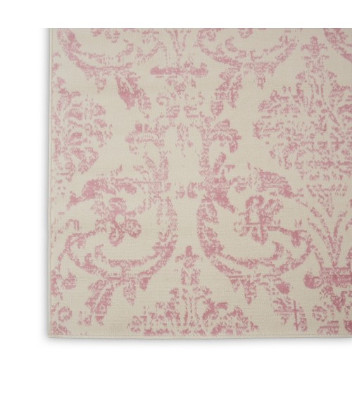 Nourison Jubilant Area Rug JUB09-Ivory/Pink