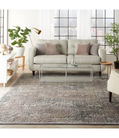 Nourison GRAPHIC ILLUSIONS Area Rug Nourison Graphic Illusions Area Rug GIL09-Grey